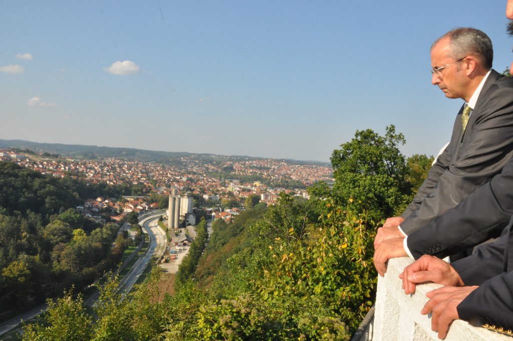 (Završetak posete – pogled na Kolubaru i Valjevo, foto: Željko Bošković)