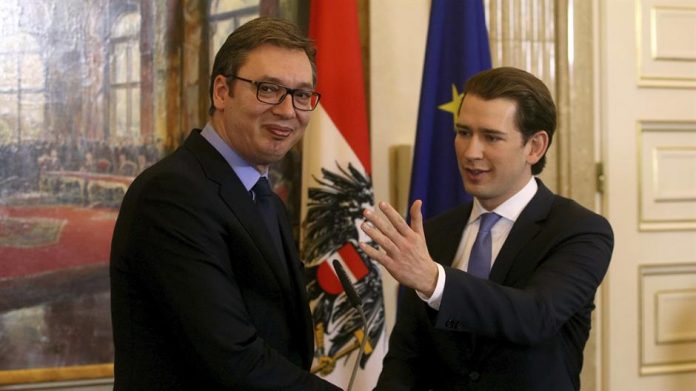 Kurc u Beogradu, sa Vučićem i Brnabićkom
